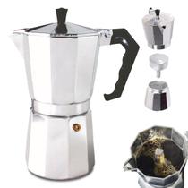 Cafeteira Italiana Aluminio 9 Xícaras 450ml Faz Café Expresso Pot Cafeteira Italiana Aluminio 9 Xícaras 450ml Faz Café Expresso Pot
