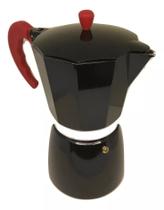 Cafeteira Italiana Aluminio Preta 3 Xícaras Cafés 150 Ml Cafeteira Italiana Aluminio Preta 3 Xícaras Cafés 150 Ml