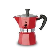 Cafeteira Italiana Bialetti Nuova Moka Vermelha 3 Xícaras