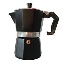 Cafeteira Italiana Café Moka 150 ml Preto Branca e Vermelha