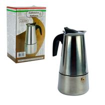 Cafeteira Italiana de Inox 6 Xícaras