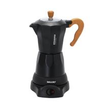 Cafeteira Italiana Elétrica Mallory Essenza Preparo em 6 min Preta Cafeteira Italiana Elétrica Mallory Essenza Preparo em 6 min Preta