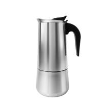 Cafeteira Italiana em Aço Inox 600ml 12 cafés pequenos Cabo Antitérmico Cafeteira Italiana em Aço Inox 600ml 12 cafés pequenos Cabo Antitérmico