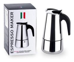 Cafeteira Italiana Espesso Maker De Aço Inox 9 Xicaras 02 - Gonzattoimports