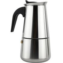 Cafeteira Italiana Expresso 200ml em Inox Para 4 Xícaras Cafeteira Italiana Expresso 200ml em Inox Para 4 Xícaras