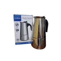 Cafeteira Italiana Expresso 450ml em Inox Para 9 Xícaras Cafeteira Italiana Expresso 450ml em Inox Para 9 Xícaras