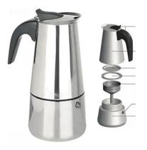 Cafeteira Italiana Expresso 9 Xícaras 500ml Inox Com Filtro