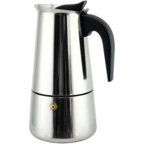 Cafeteira Italiana Expresso Em Inox 300ml Para 6 Xícaras Cafeteira Italiana Expresso Em Inox 300ml Para 6 Xícaras