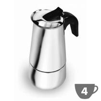 Cafeteira Italiana Expresso Inox 200ml - 04 Xícaras
