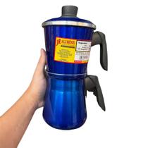 Cafeteira Italiana Extra Forte Alumínio Polido 1 Litro Mocha JR 1000ml 5 a 8 Xícaras Café Blogueira Diversas Cores Cafeteira Italiana Extra Forte Alumínio Polido 1 Litro Mocha JR 1000ml 5 a 8 Xícaras Café Blogueira Diversas Cores