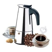Cafeteira Italiana Inox 9 Xícaras Prática E Segura Cor Prata Cafeteira Italiana Inox 9 Xícaras Prática E Segura Cor Prata