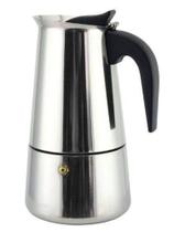 Cafeteira Italiana Inox Café Espresso 6Xícaras c/Filtro Alça - Usze Cafeteira Italiana Inox Café Espresso 6Xícaras c/Filtro Alça - Usze