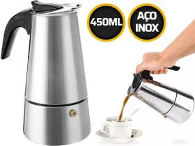 Cafeteira Italiana Inox Especial Expresso Faz 09 Xícaras