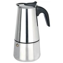 Cafeteira Italiana Inox Luxo Expresso 4 Xícaras 200ml Inox