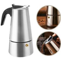 Cafeteira Italiana Inox Mimo Style 4 Xícaras 200ml Moka Expresso Café Encorpado Cafeteira Italiana Inox Mimo Style 4 Xícaras 200ml Moka Expresso Café Encorpado