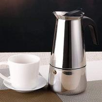 Cafeteira Italiana Inox Para 6 Xicaras 300ml - Top Chef Cafeteira Italiana Inox Para 6 Xicaras 300ml - Top Chef