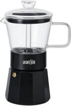 Cafeteira Italiana La Cafetiere Verona Vidro 6 Xic Preto