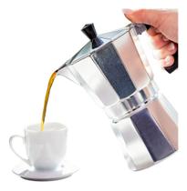 Cafeteira Italiana Moka Alumínio 300ml 6 Xícaras Café Expresso