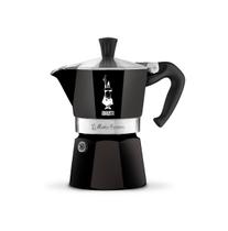 Cafeteira italiana moka express preta 6 xícaras - bialetti