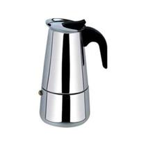 Cafeteira Italiana Moka Pequena 100Ml Aço Inox Moderna - TRC
