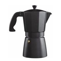 Cafeteira Italiana Preta 6 Xicaras Esmaltado Café Expresso