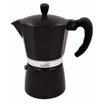 Cafeteira Italiana Preta Premium 6 Xícaras Café sem Papel Alta Qualidade