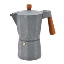 Cafeteira italiana Soft Touch cinza 400 ml - Vista Home
