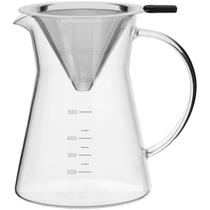 Cafeteira Kanne Filtro Borosilicato Transparente 15x14 500ml Cafeteira Kanne Filtro Borosilicato Transparente 15x14 500ml
