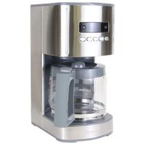 Cafeteira Kenmore de 12 xícaras Drip com temporizador de aço inoxidável