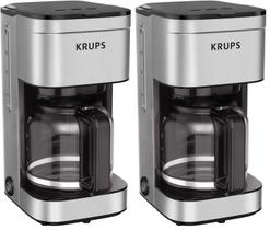 Cafeteira KRUPS Simply Brew 10 xícaras 900 W inox Cafeteira KRUPS Simply Brew 10 xícaras 900 W inox