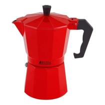 Cafeteira luxo italian vermelho 6 xícaras maxwell & williams em aluminio Cafeteira luxo italian vermelho 6 xícaras maxwell & williams em aluminio