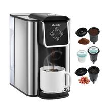 Cafeteira Mecity 3 em 1 dose única com reservatório de água de 50 onças