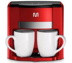 Cafeteira Multilaser Gourmet 2 Xícaras Semi Automática Vermelha De Filtro 220v