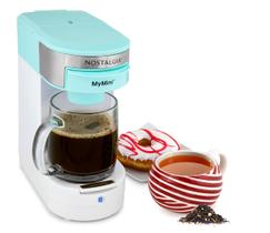 Cafeteira Nostalgia MyMini Single Serve K-Cup - 414ml - Aqua