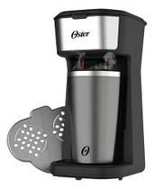 Cafeteira Oster 2 Day C/ Copo Térmico Automática Preta/Inox 220v