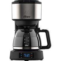 Cafeteira oster digital ellegance inox preta 800w programavel 220v