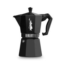 Cafeteira Para 6 Xícaras Preto Moka Express Exclusive Bialetti Cafeteira Para 6 Xícaras Preto Moka Express Exclusive Bialetti