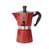 Cafeteira Para 6 Xícaras Vermelha Moka Express Bialetti Cafeteira Para 6 Xícaras Vermelha Moka Express Bialetti