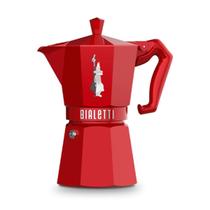 Cafeteira Para 6 Xícaras Vermelha Moka Express Exclusive Bialetti Cafeteira Para 6 Xícaras Vermelha Moka Express Exclusive Bialetti
