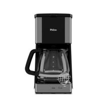 Cafeteira Philco PCF40A 110V 1,6L Prepara até 40 Cafezinhos com Jarra de Vidro e Filtro Removível