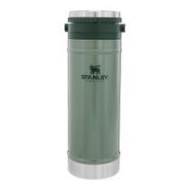 Cafeteira Portátil French Press em Aço Inox 453ml, para Café e Chá - Ideal para Camping e Viagens