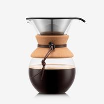 Cafeteira Pour Over Bodum 1L com filtro de aço inoxidável
