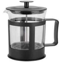 Cafeteira Prensa Francesa 300ml Vidro Borosilicato e Plástico Resistente Ideal para Café, Leite e Chá Fratelli