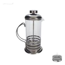 Cafeteira Prensa Francesa 350ml Inox Café Cremoso Leite Chá Cremeira Capuccino Barão Espuma