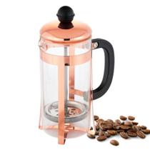 Cafeteira Prensa Francesa 350ML Rose Gold Premium Café - Clink