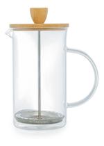 Cafeteira Prensa Francesa 600ml Boro Tampa De Bambu Wolff Cafeteira Prensa Francesa 600ml Boro Tampa De Bambu Wolff