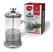 Cafeteira Prensa Francesa 800 Ml Em Vidro E Inox Clink