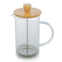 Cafeteira Prensa Francesa Borossilicato E Tampa Bambu 600ml