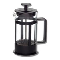 Cafeteira Prensa Francesa De Vidro Com Tampa Preta 350ml Cafeteira Prensa Francesa De Vidro Com Tampa Preta 350ml