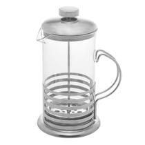 Cafeteira Prensa Francesa em Vidro e Aço Inox para Café Leite 600ml - Wp Connect